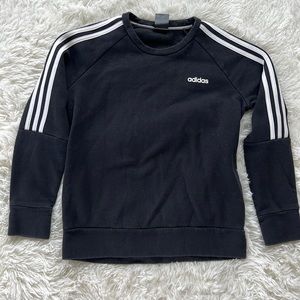 Black Adidas Crewneck